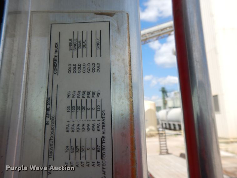 image for item DJ3458 2005 Kenworth W900  ready mix truck