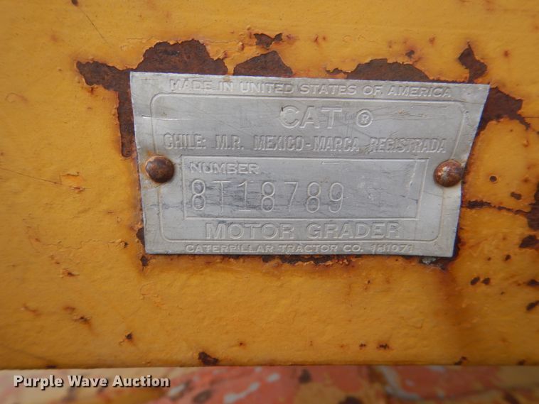 image for item FK9283 Caterpillar  rigid frame motor grader