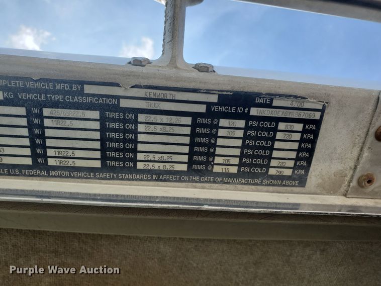 image for item GM9265 2000 Kenworth T800B  ready mix truck