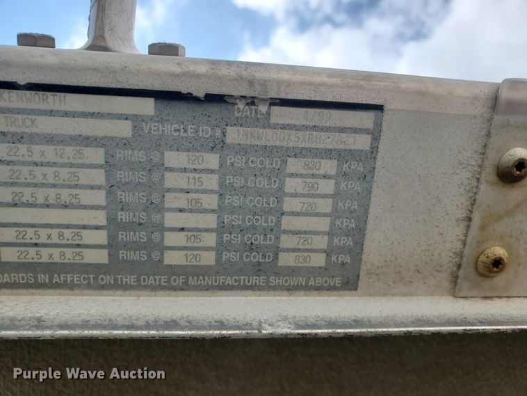 image for item GM9266 1999 Kenworth W900S  ready mix truck