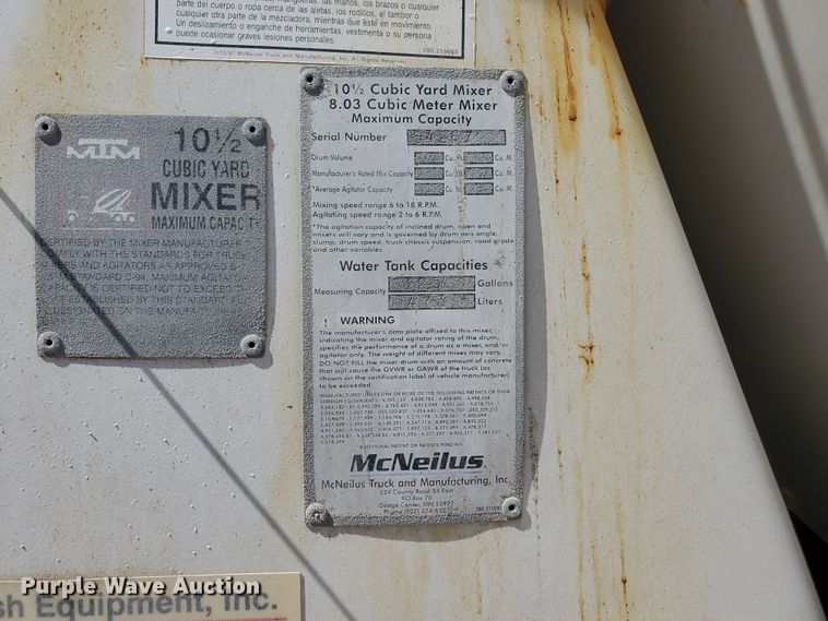 image for item GM9294 2008 Peterbilt 365  ready mix truck