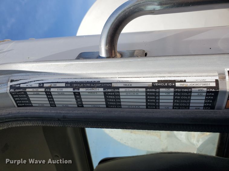 image for item GM9294 2008 Peterbilt 365  ready mix truck