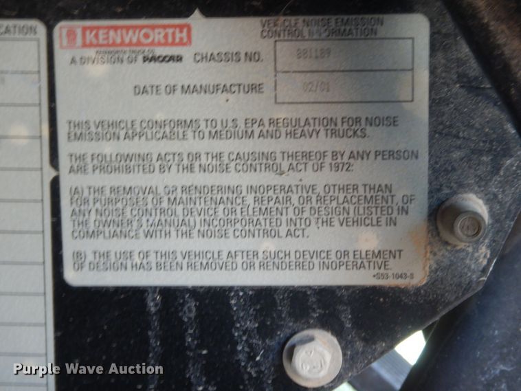 image for item GT9386 2001 Kenworth T800  ready mix truck