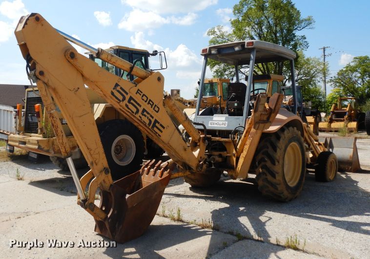 image for item GT9396 1998 New Holland 555E  backhoe