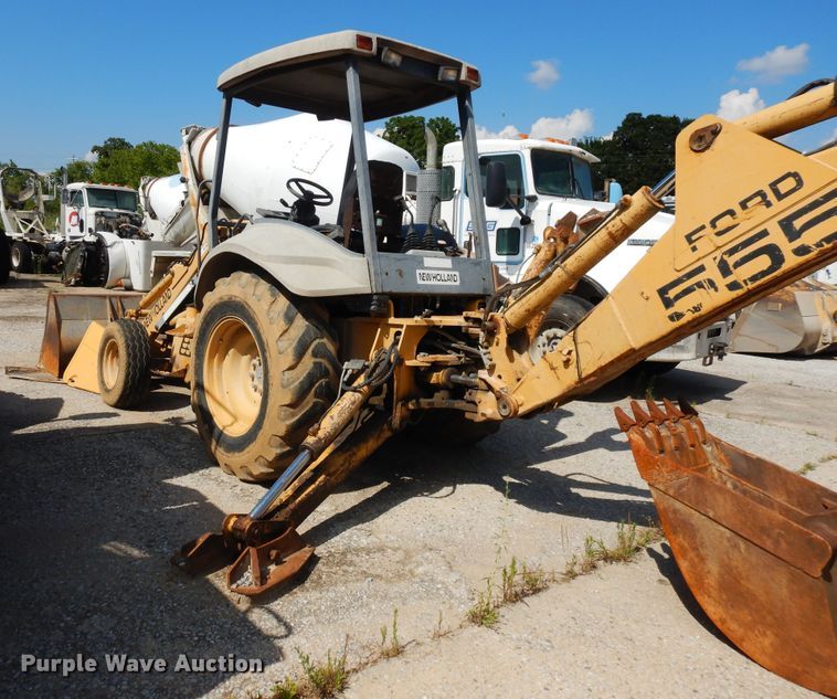 image for item GT9396 1998 New Holland 555E  backhoe