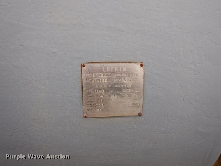Lufkin parallel shaft speed reducers in Humboldt, KS | Item GT9417 sold |  Purple Wave