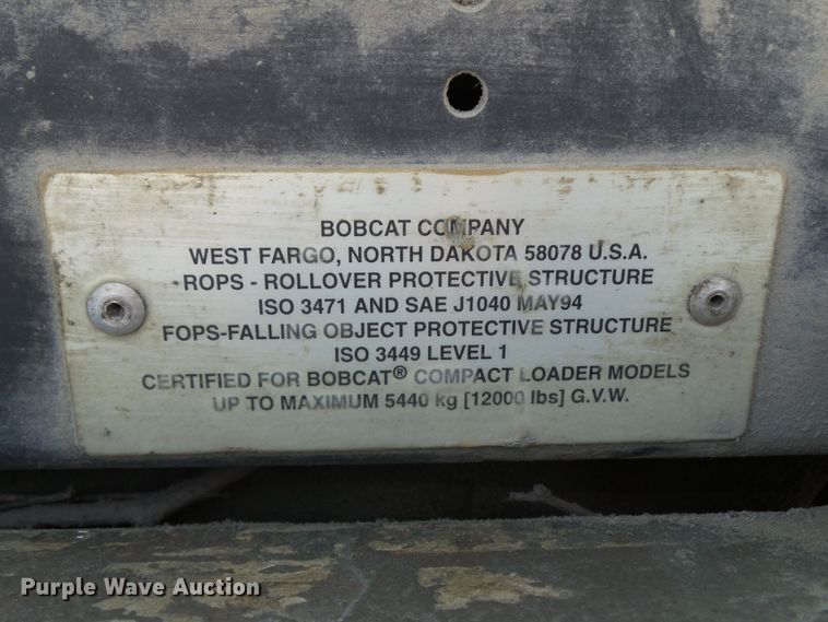 image for item GX9171 1997 Bobcat 753  skid steer loader