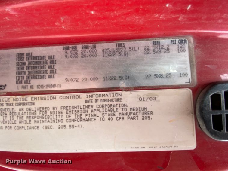 image for item HA9500 2003 Sterling L-Line  ready mix truck