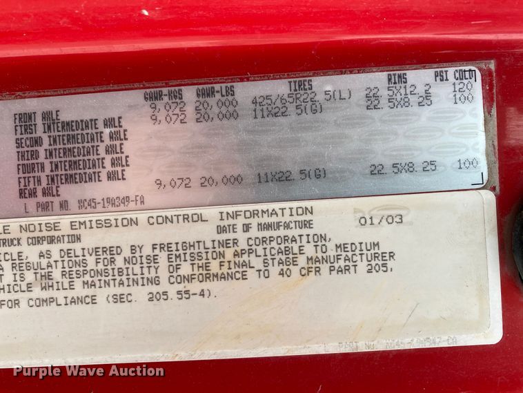 image for item HG9087 2003 Sterling L-Line  ready mix truck