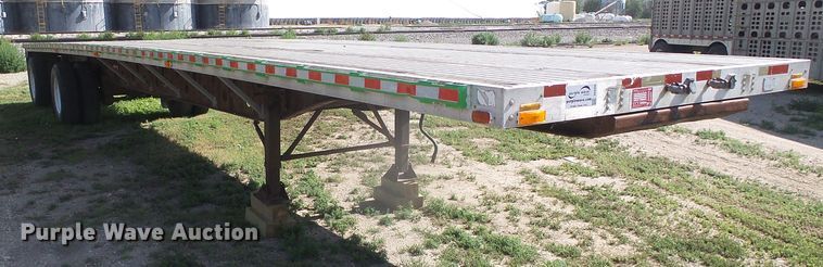 image for item DD0396 1997 Transcraft Eagle W2 flatbed trailer