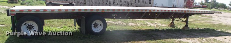 image for item DD0396 1997 Transcraft Eagle W2 flatbed trailer