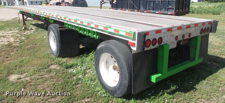 image for item DD0396 1997 Transcraft Eagle W2 flatbed trailer