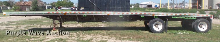image for item DD0396 1997 Transcraft Eagle W2 flatbed trailer
