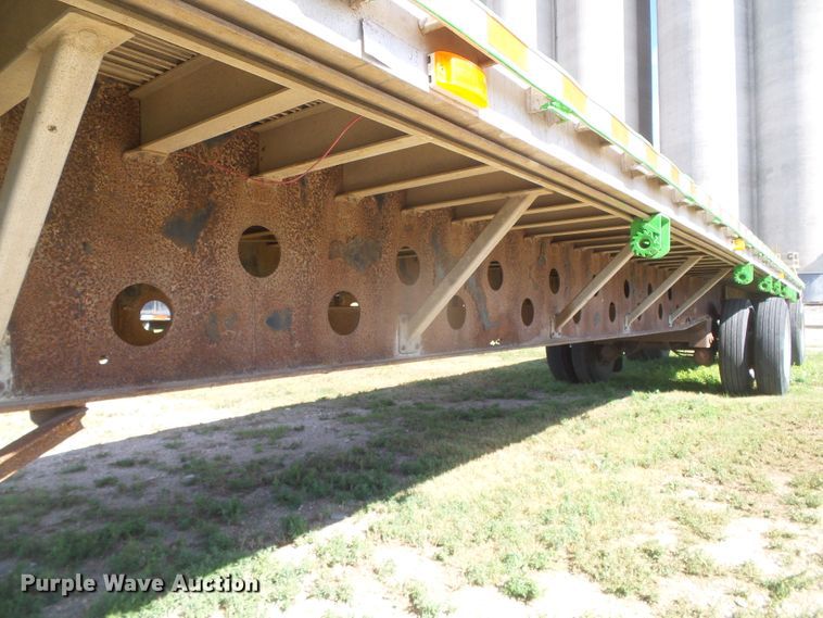 image for item DD0396 1997 Transcraft Eagle W2 flatbed trailer