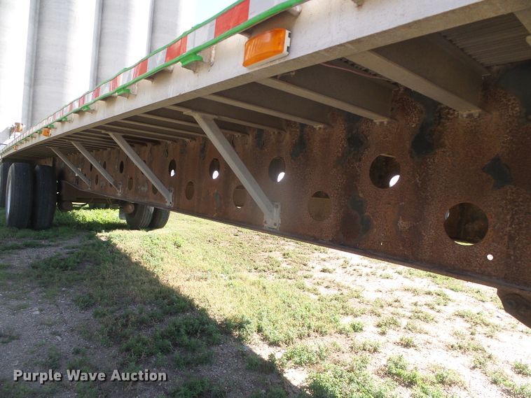 image for item DD0396 1997 Transcraft Eagle W2 flatbed trailer