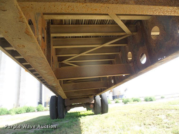 image for item DD0396 1997 Transcraft Eagle W2 flatbed trailer