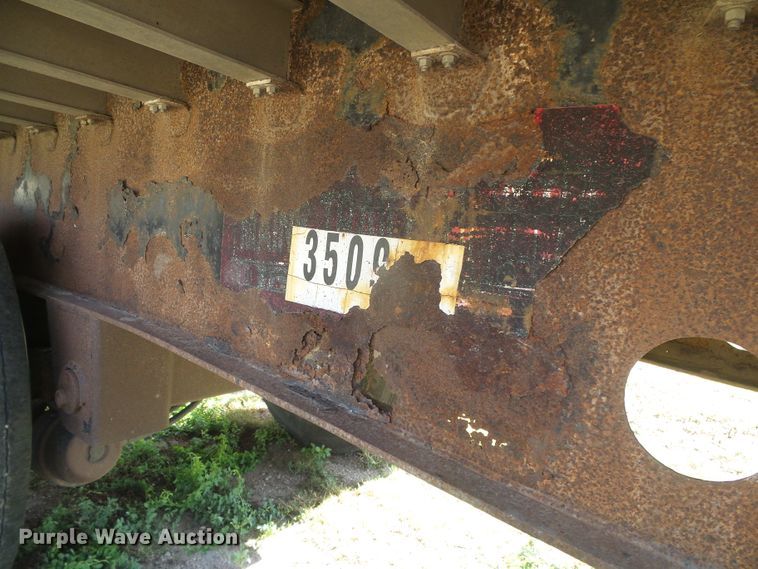 image for item DD0396 1997 Transcraft Eagle W2 flatbed trailer