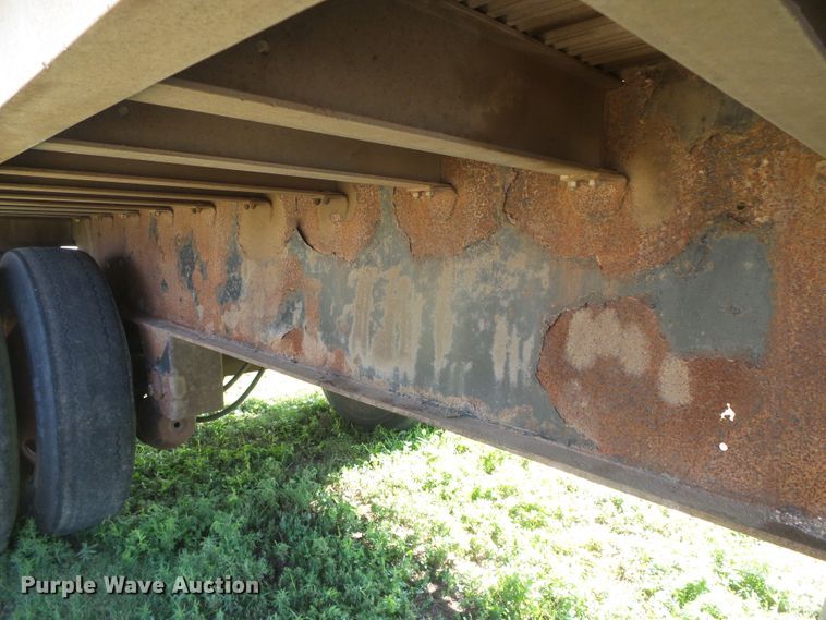 image for item DD0396 1997 Transcraft Eagle W2 flatbed trailer