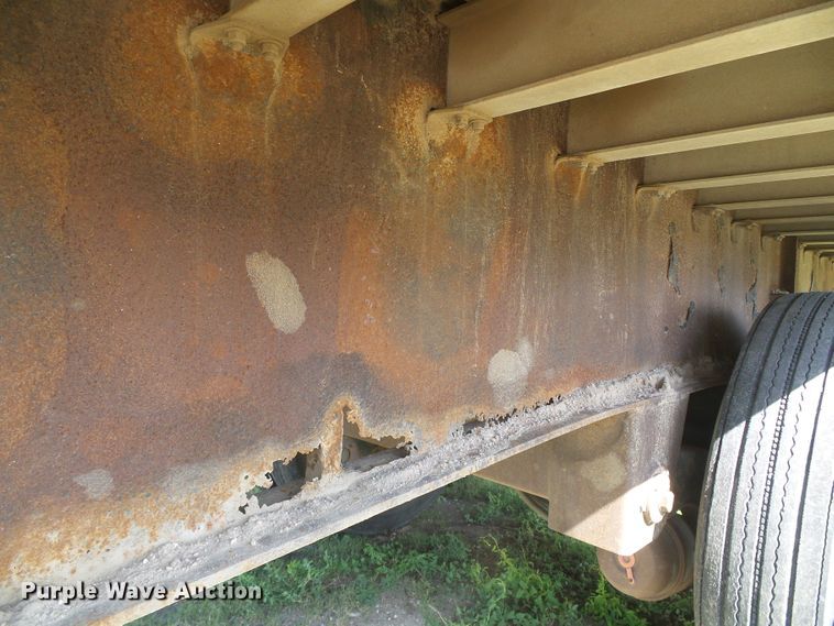 image for item DD0396 1997 Transcraft Eagle W2 flatbed trailer