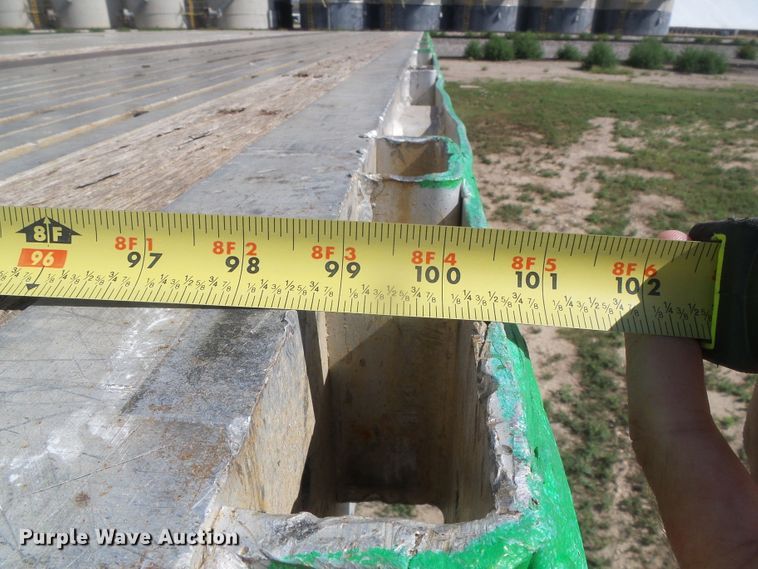 image for item DD0396 1997 Transcraft Eagle W2 flatbed trailer