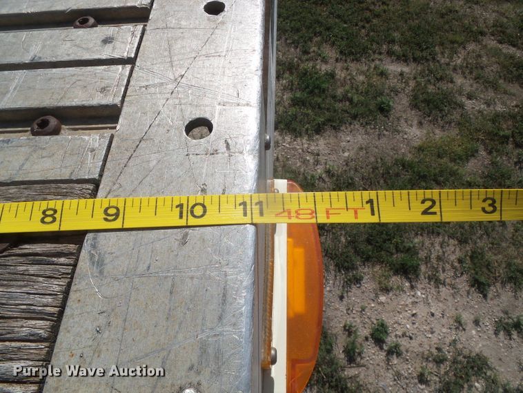 image for item DD0396 1997 Transcraft Eagle W2 flatbed trailer