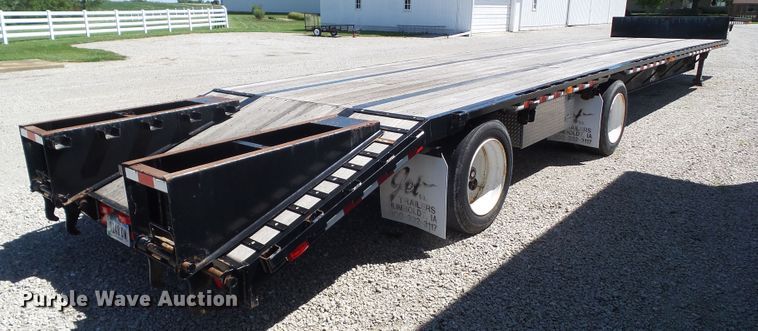 image for item DF0853 1998 Jet drop deck equipment trailer
