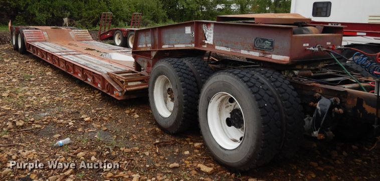 image for item DF5167 2004 Witzco Challenger RG35 lowboy equipment trailer