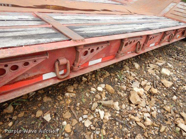 image for item DF5167 2004 Witzco Challenger RG35 lowboy equipment trailer