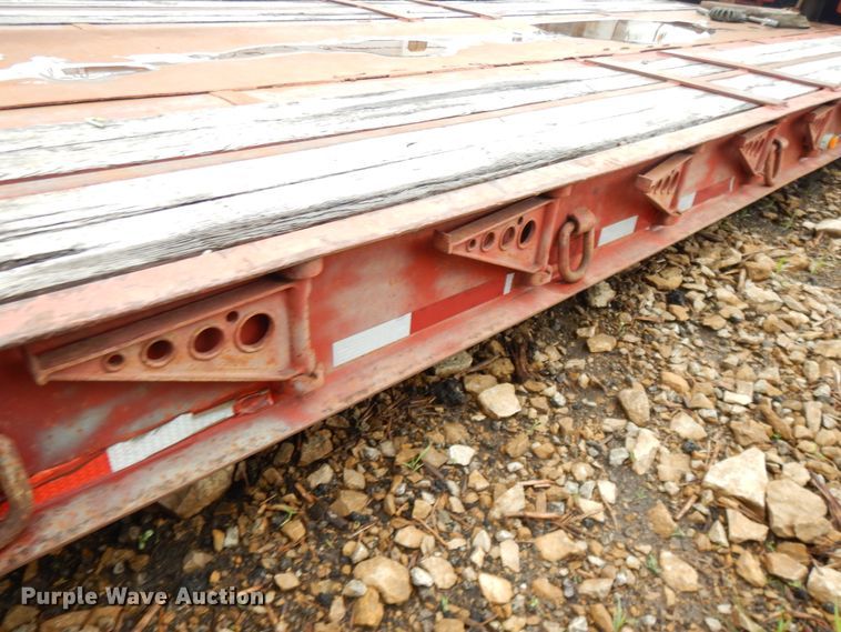 image for item DF5167 2004 Witzco Challenger RG35 lowboy equipment trailer