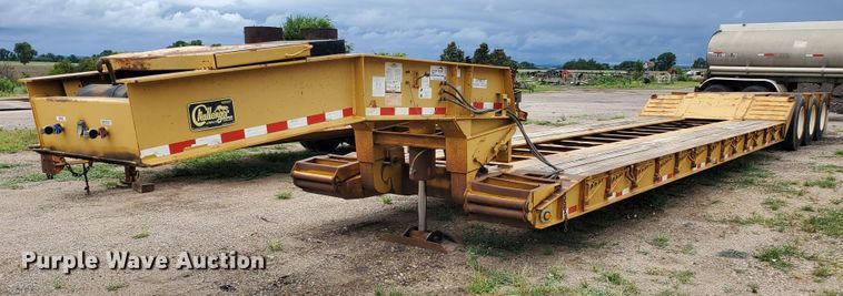 image for item DF7519 2013 Witzco Challenger RG-50 lowboy equipment trailer
