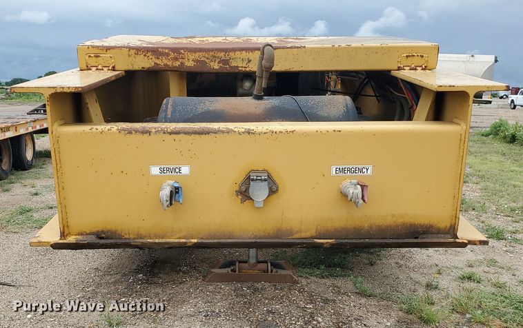 image for item DF7519 2013 Witzco Challenger RG-50 lowboy equipment trailer