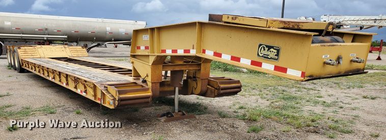 image for item DF7519 2013 Witzco Challenger RG-50 lowboy equipment trailer
