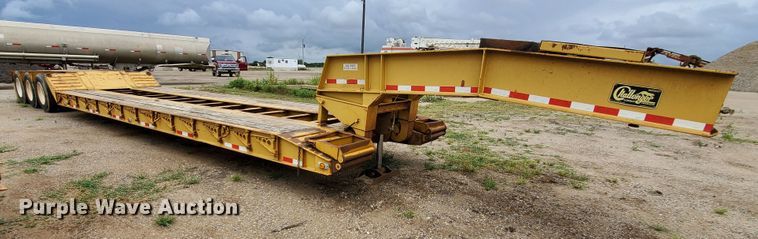 image for item DF7519 2013 Witzco Challenger RG-50 lowboy equipment trailer