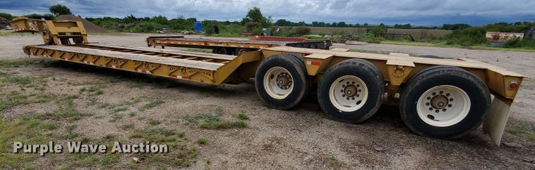 image for item DF7519 2013 Witzco Challenger RG-50 lowboy equipment trailer