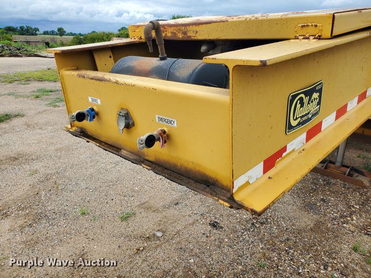 image for item DF7519 2013 Witzco Challenger RG-50 lowboy equipment trailer