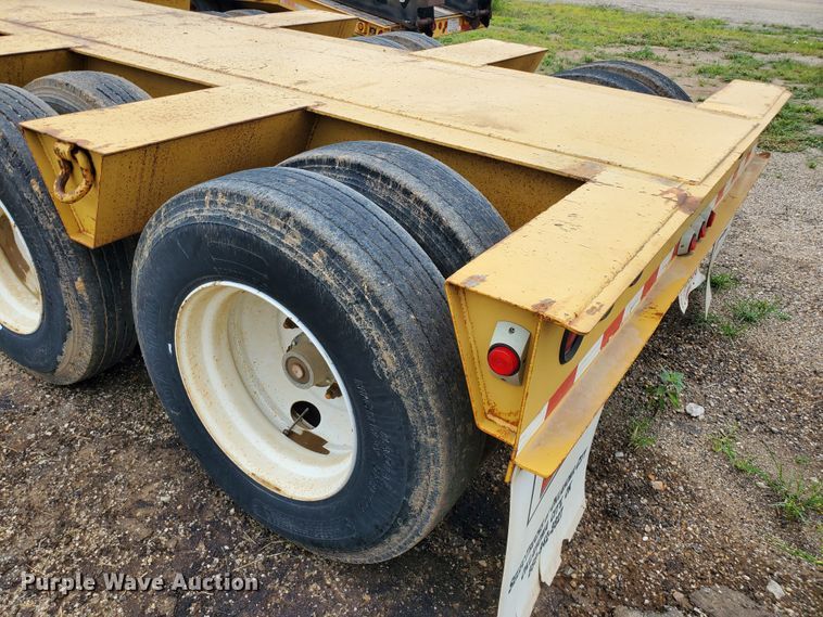 image for item DF7519 2013 Witzco Challenger RG-50 lowboy equipment trailer