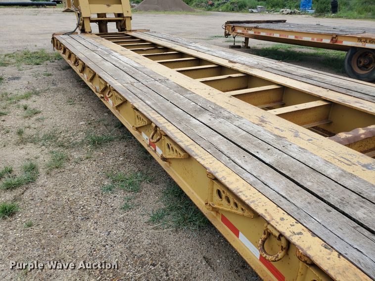 image for item DF7519 2013 Witzco Challenger RG-50 lowboy equipment trailer