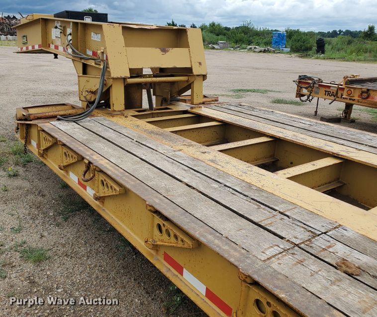 image for item DF7519 2013 Witzco Challenger RG-50 lowboy equipment trailer