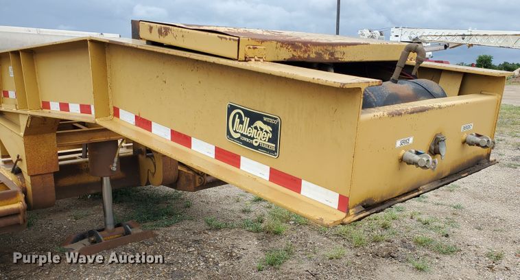 image for item DF7519 2013 Witzco Challenger RG-50 lowboy equipment trailer