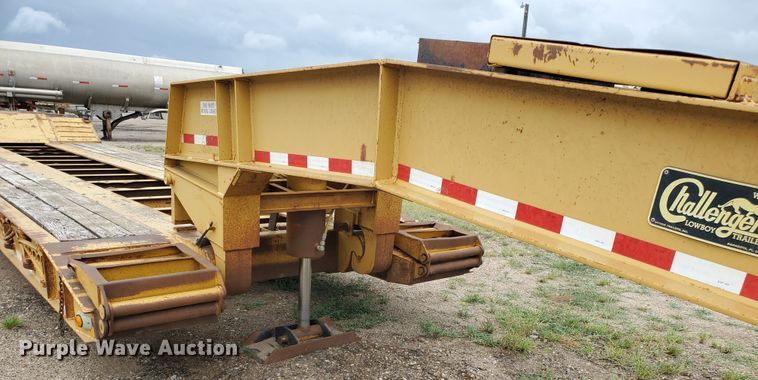 image for item DF7519 2013 Witzco Challenger RG-50 lowboy equipment trailer
