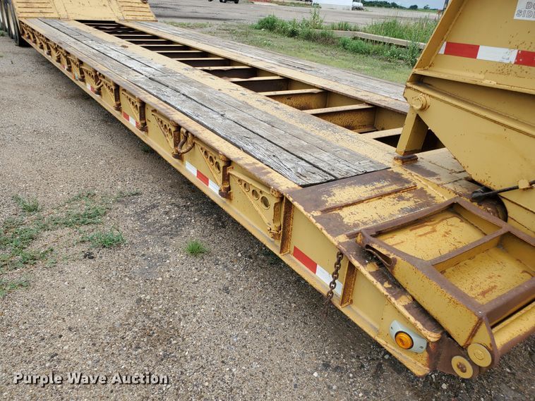 image for item DF7519 2013 Witzco Challenger RG-50 lowboy equipment trailer