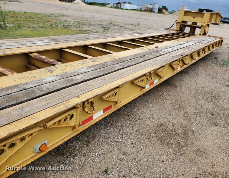 image for item DF7519 2013 Witzco Challenger RG-50 lowboy equipment trailer