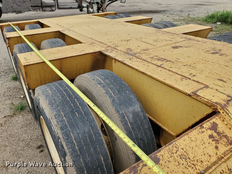 image for item DF7519 2013 Witzco Challenger RG-50 lowboy equipment trailer