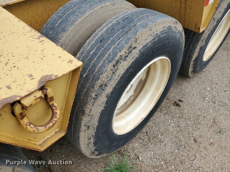 image for item DF7519 2013 Witzco Challenger RG-50 lowboy equipment trailer