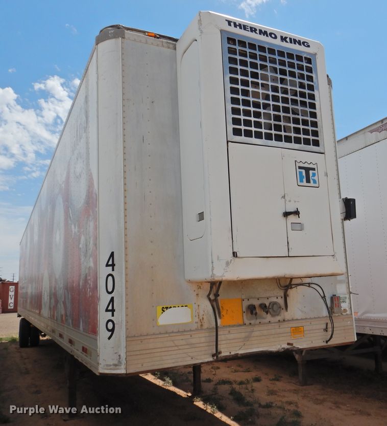 image for item DG1420 1997 Utility Trailers VS2RX refrigerated van trailer