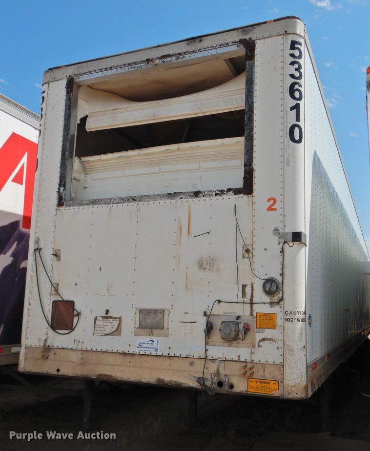 image for item DG1422 2005 Utility Trailers refrigerated van trailer