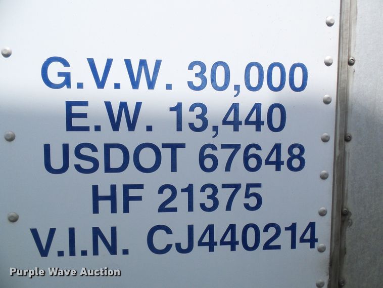 image for item DG1980 2012 International WorkStar 7300  box truck