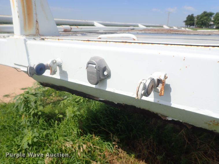 image for item DG2396 1990 Aztec CT flatbed hay trailer