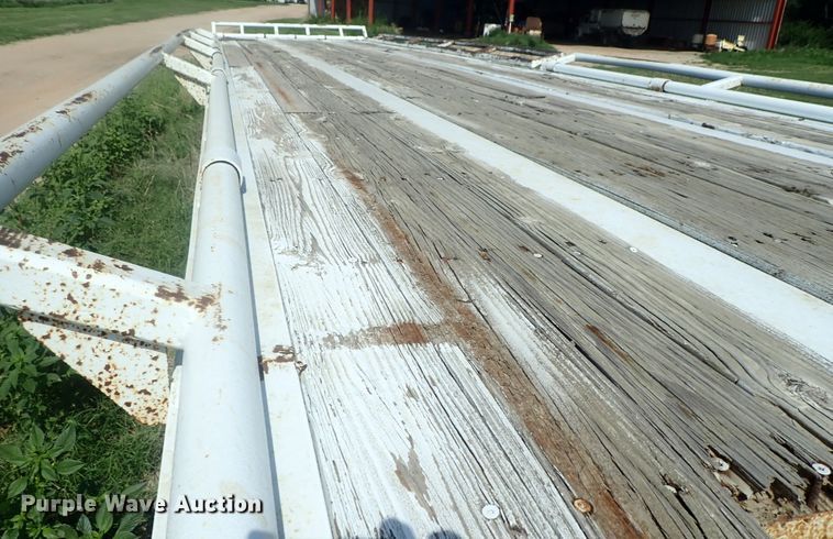 image for item DG2396 1990 Aztec CT flatbed hay trailer