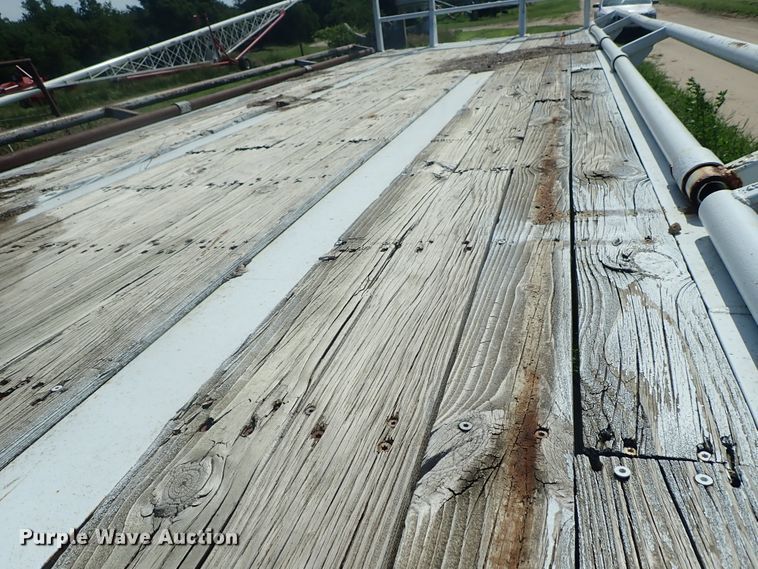 image for item DG2396 1990 Aztec CT flatbed hay trailer